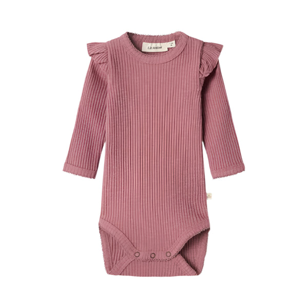 Lil Atelier Βρεφικά Φορμάκια Lil' Atelier Φορμάκι μακριμάνικο Nostalgia Rose