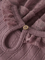 Lil Atelier Φορέματα Lil' Atelier Βρεφικό Φόρεμα με Κορμάκι από Οργανικό Βαμβάκι – Nostalgia Rose