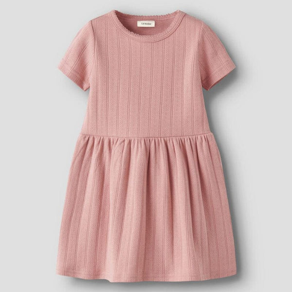 Lil Atelier Φορέματα 2Y (92 CM) Lil' Atelier Παιδικό Φόρεμα Organic Cotton – Misty Rose