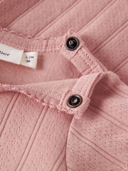 Lil Atelier Φορέματα Lil' Atelier Βρεφικό Φόρεμα Organic Cotton – Misty Rose