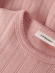 Lil Atelier Φορέματα Lil' Atelier Παιδικό Φόρεμα Organic Cotton – Misty Rose