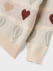 Lil Atelier Μπλουζάκι Lil' Atelier  Πλεκτό Πουλόβερ Pastel Parchment