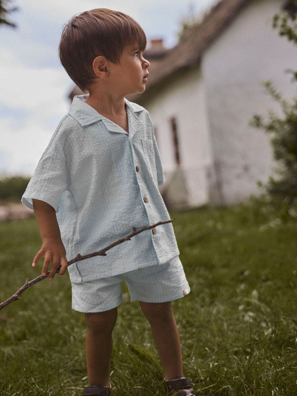 Lil Atelier Μπλουζάκι Lil' Atelier Πουκάμισο από Οργανικό Βαμβάκι Plein Air