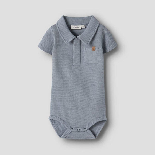 Lil Atelier Βρεφικά Φορμάκια 1-2M (56 CM) Lil' Atelier Βρεφικό Φορμάκι Polo – Tradewinds