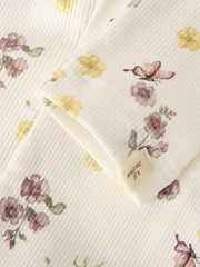 Lil Atelier Παντελονάκι Lil' Atelier Παιδικό Κολάν με Print Coconut Milk