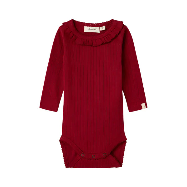 Lil Atelier Βρεφικά Φορμάκια Lil' Atelier Φορμάκι Red Dahlia