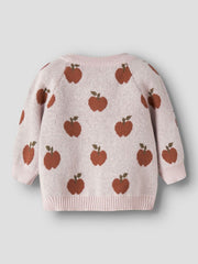 Lil Atelier Παιδικές Ζακέτες Lil' Atelier Παιδική Πλεκτή Ζακέτα Regular Fit – Hushed Violet