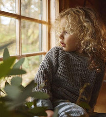 Lil Atelier Μπλουζάκι Lil' Atelier  Πουλόβερ Πλεκτό Rib - NmmNoro - Sky Grey