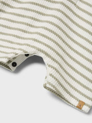 Lil Atelier Βρεφικά Φορμάκια Lil' Atelier Ολόσωμο Κοντομάνικο Φορμάκι Seagrass