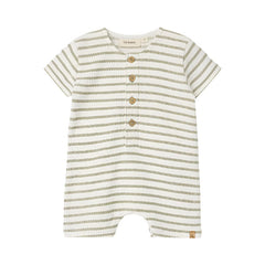 Lil Atelier Βρεφικά Φορμάκια 1-2M (56 CM) Lil' Atelier Ολόσωμο Κοντομάνικο Φορμάκι Seagrass