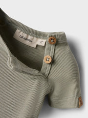 Lil Atelier Βρεφικά Φορμάκια Lil' Atelier Φορμάκι Κοντομάνικο  Seagrass