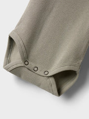 Lil Atelier Βρεφικά Φορμάκια Lil' Atelier Φορμάκι Κοντομάνικο  Seagrass