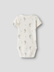 Lil Atelier Βρεφικά Φορμάκια Lil’ Atelier Κοντομάνικο Φορμάκι από οργανικό βαμβάκι Seahorse