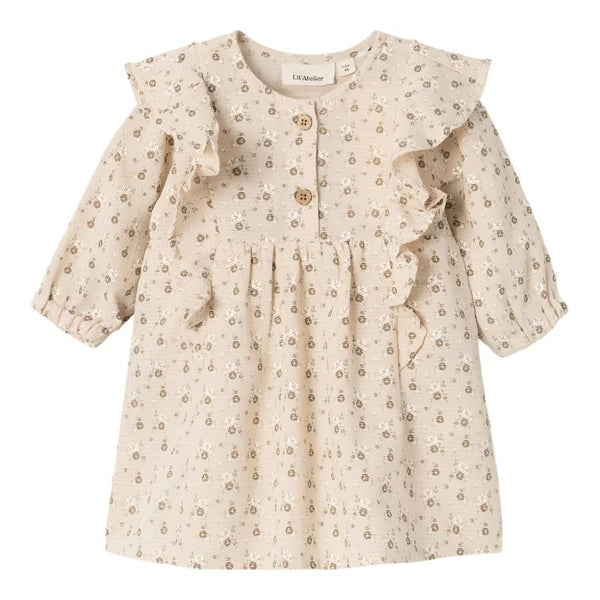 Lil Atelier φόρεμα 1M Lil' Atelier Βρεφικό Φόρεμα  SHEER BLISS