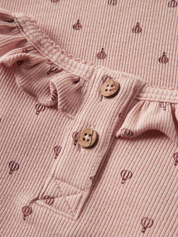 Lil Atelier Μπλουζάκι Lil' Atelier Μπλούζα Slim Fit  Cameo Rose