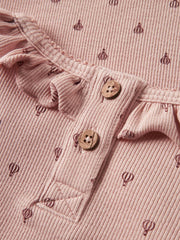 Lil Atelier Μπλουζάκι Lil' Atelier Μπλούζα Slim Fit  Cameo Rose