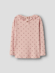 Lil Atelier Μπλουζάκι Lil' Atelier Μπλούζα Slim Fit  Cameo Rose