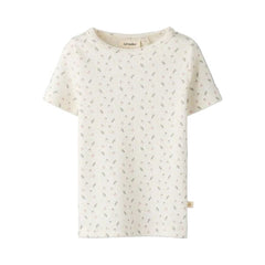 Lil Atelier Μπλουζάκι 2Y (92 CM) Lil' Atelier Κοντομάνικη Μπλούζα Slim Fit Coconut Milk