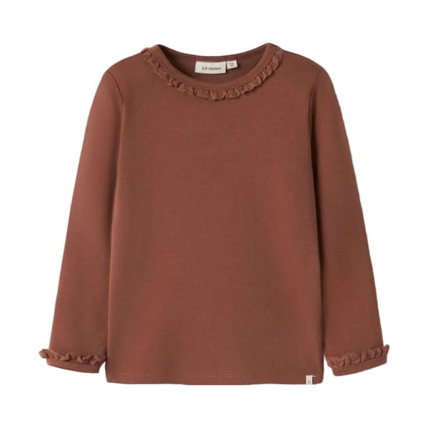 Lil Atelier Μπλουζάκι 2Y (92 CM) Lil' Atelier Μακρυμάνικη Μπλούζα Slim Fit Maple Syrup