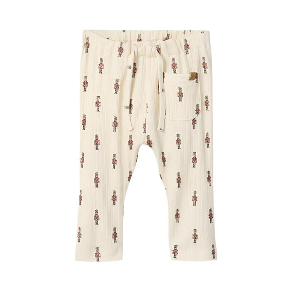 Lil Atelier Παντελονάκι Lil' Atelier Βρεφικό Παντελόνι Toy Soldier Turtledove