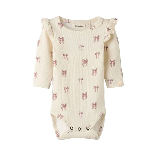 Lil Atelier Βρεφικά Φορμάκια 1-2M (56 CM) Lil' Atelier Φορμάκι μακρυμάνικο Turtledove