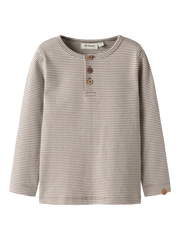 Lil Atelier Μπλουζάκι 2Y (92 CM) Lil' Atelier Μπλούζα Turtledove SEPIA TINT