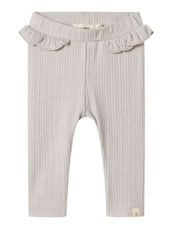 Lil Atelier Παντελονάκι 1-2M (56 CM) Lil' Atelier Κολάν βρεφικό VAPOR BLUE