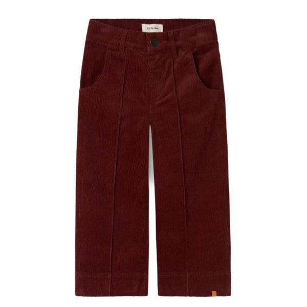 Lil Atelier Παντελονάκι Lil' Atelier Παντελόνι Wide Leg – Hot Chocolate