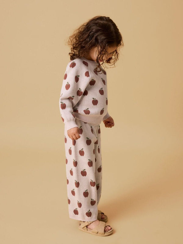 Lil Atelier Παντελονάκι Lil' Atelier Παντελόνι Wide Leg Hushed Violet