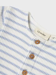 Lil Atelier Βρεφικά Φορμάκια Lil' Atelier Ολόσωμο κοντομάνικο φορμάκι Zen Blue