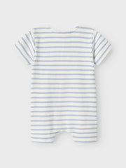 Lil Atelier Βρεφικά Φορμάκια Lil' Atelier Ολόσωμο κοντομάνικο φορμάκι Zen Blue