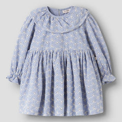 Lil Atelier Φορέματα 2Y (92 CM) Lil' Atelier Φόρεμα Zen Blue organic Cotton