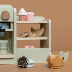 Little Dutch ξύλινα παιχνίδια Little Dutch Μηχανή Καφέ από Ξύλο για 3+ Ετών