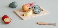 Little Dutch ξύλινα παιχνίδια Little Dutch Ξύλινος δίσκος κοπής με φρούτα