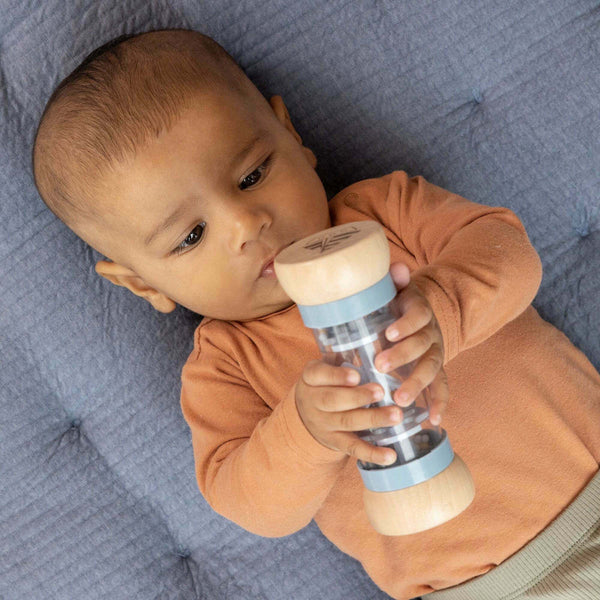 Little Dutch κουδουνίστρα Little Dutch Ξύλινη Κουδουνίστρα Sailors Bay για 3+ Μηνών Μπλε