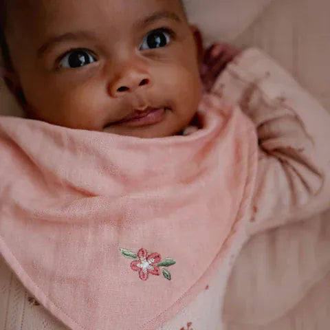 Little Dutch σαλιάρα LITTLE DUTCH. Σετ 2 σαλιάρες-μπαντάνες Pure Blossom