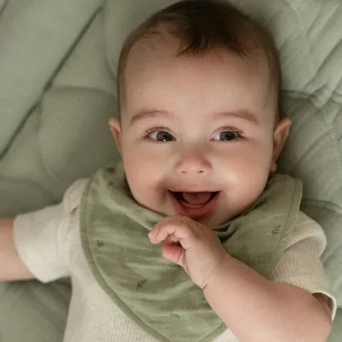 Little Dutch σαλιάρα LITTLE DUTCH. Σετ 2 σαλιάρες-μπαντάνες Pure Sage