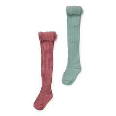 Little Dutch Καλσόν 9-12M (74/80 CM) LITTLE DUTCH. Σετ 2 καλσόν Rouge/Garden Green