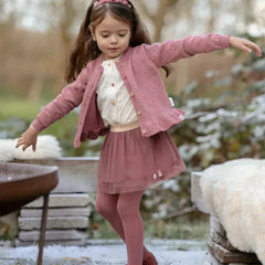 Little Dutch Καλσόν LITTLE DUTCH. Σετ 2 καλσόν Sand/Velvet Rose