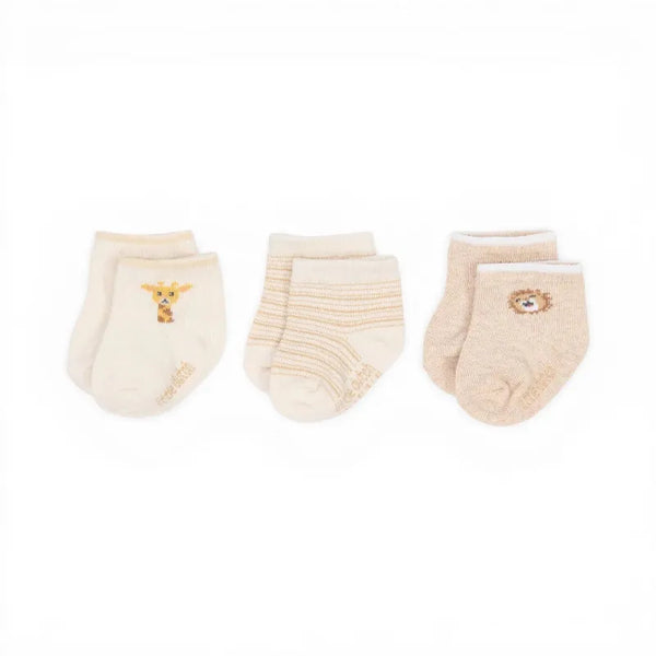 Little Dutch Αξεσούαρ 44-56 LITTLE DUTCH. Σετ 3 ζευγάρια κάλτσες Little Safari Newborn Multi