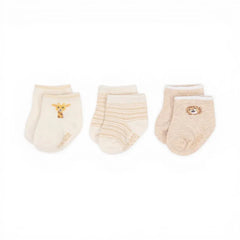 Little Dutch Αξεσούαρ 44-56 LITTLE DUTCH. Σετ 3 ζευγάρια κάλτσες Little Safari Newborn Multi