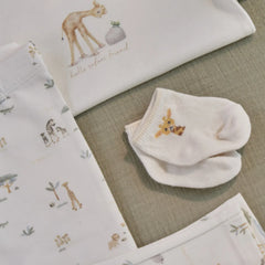 Little Dutch Αξεσούαρ LITTLE DUTCH. Σετ 3 ζευγάρια κάλτσες Little Safari Newborn Multi