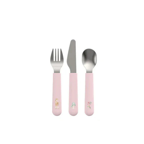 Little Dutch Βρεφικά & Παιδικά Κουταλάκια LITTLE DUTCH. Σετ 3 παιδικά μαχαιροπίρουνα Mio Fairy Garden