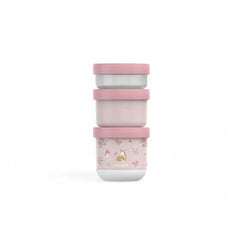 Little Dutch Παιδικά Δοχεία Φαγητού LITTLE DUTCH. Σετ 3 στοιβαζόμενα δοχεία φαγητού Mio Fairy Garden