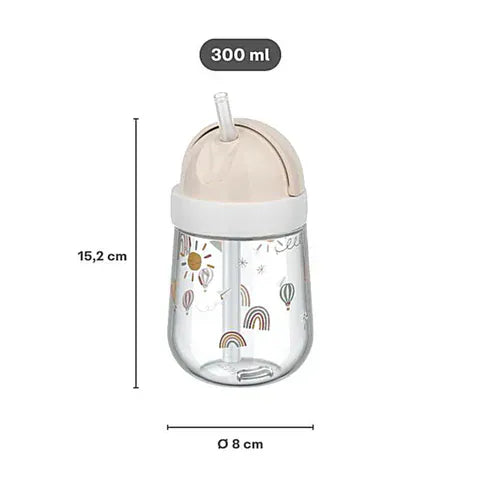 Little Dutch Βρεφικά & Παιδικά Ποτηράκια LITTLE DUTCH. Εκπαιδευτικό ποτηράκι με καλαμάκι 300 ml - Fairy Garden