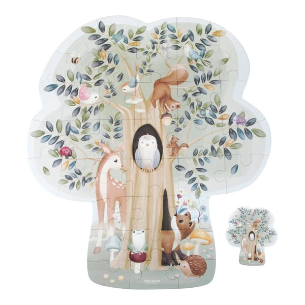 Little Dutch Ζωγραφική - Καλλιτεχνικά - Παζλ LITTLE DUTCH. Παζλ δαπέδου 37 κομματιών Forest Friends FSC