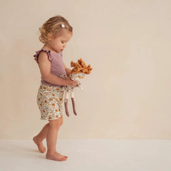 Little Dutch Μπλουζάκι Little Dutch Μπλουζάκι Κοντομάνικο με βολάν Μωβ