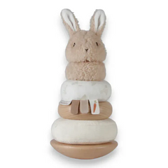 Little Dutch Βρεφικά Παιχνίδια Δραστηριοτήτων LITTLE DUTCH. Πυραμίδα ταξινόμησης & ταλάντωσης Baby Bunny FSC
