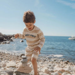 Little Dutch Μπλουζάκι LITTLE DUTCH. Φούτερ Biscuit Stripe