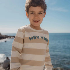 Little Dutch Μπλουζάκι LITTLE DUTCH. Φούτερ Biscuit Stripe